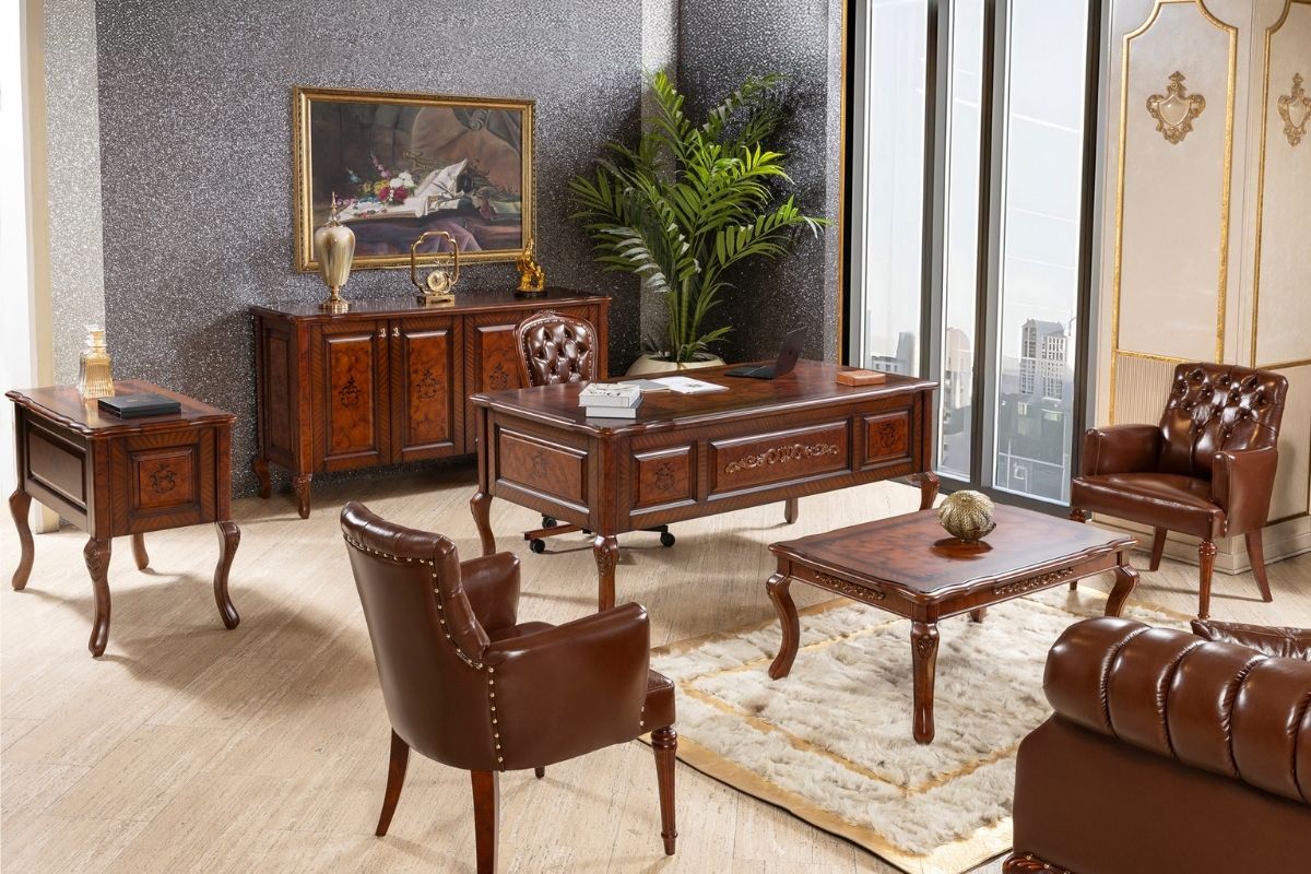 Masal Rustik Ofis Takımı - Second Image